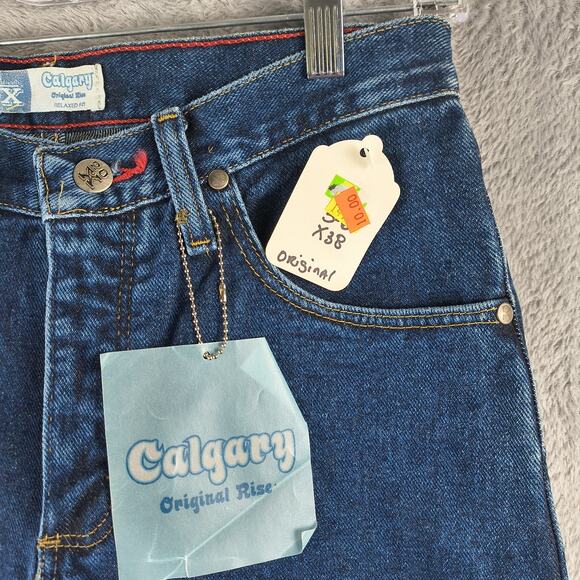 VINTAGE Wrangler Calgary Twenty X Jeans Women’s Size 5/6 X 38 Relaxed NWT - Picture 2 of 14